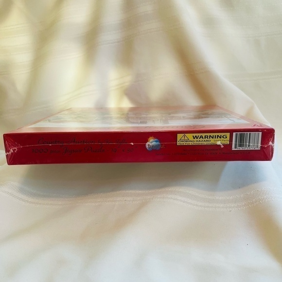Jigsaw‎ Puzzle Country Auction 1000 Pc Panorama by SunsOut 19” X 39” NEW SEALED - Picture 5 of 6